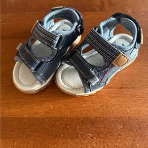 Navy Blue Kids Sandals with Adjustable Straps